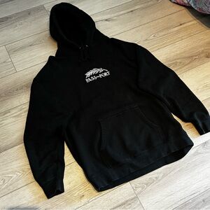 Passport Black Embroidered Skate Hoodie